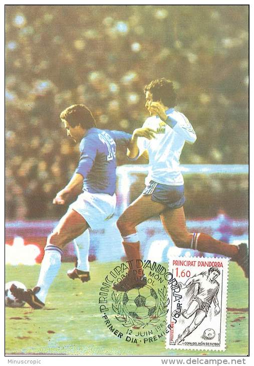 CM Andorre - 1982 - Copa Del Mon De Futbol Espanya - Maximum Cards