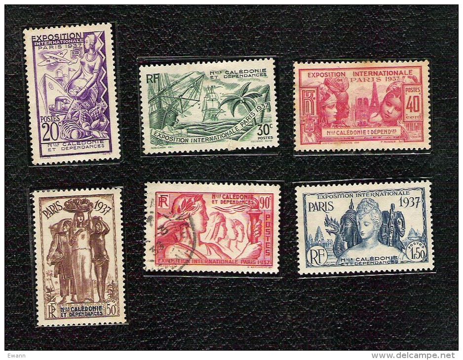 Nouvelle-Calédonie - Colonies Françaises - YT N°166 à 171 (série Complète) - Unused Stamps