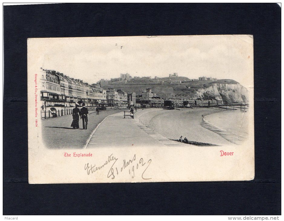 44974    Regno  Unito,    Dover,   The  Esplanade,  VG  1902 - Dover