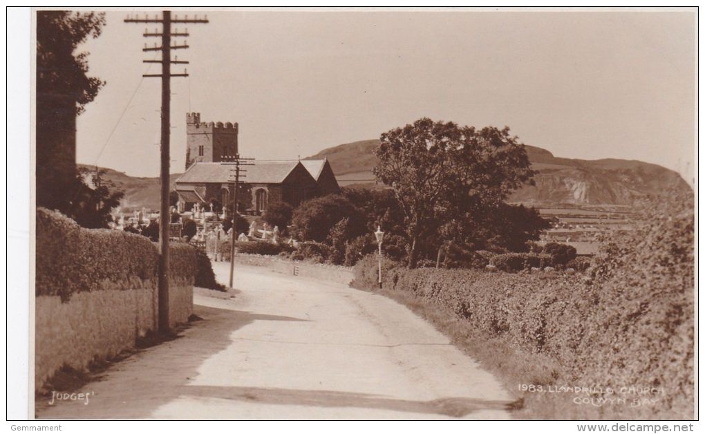 LLANDRILLO CHURCH, COLWYN BAY.  JUDGES 1983 - Denbighshire