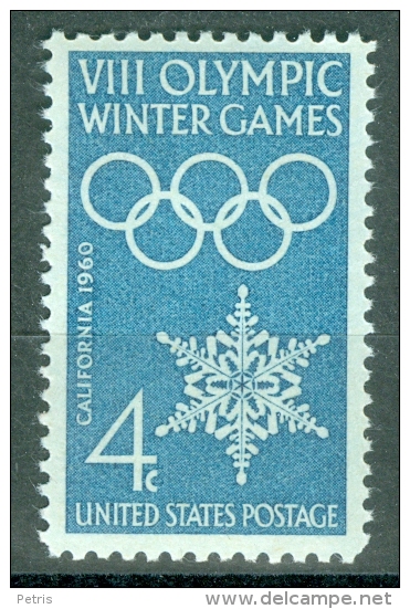 USA  1960 Olympic Winter Games,  MNH** - Lot. 2197 - Hiver 1960: Squaw Valley