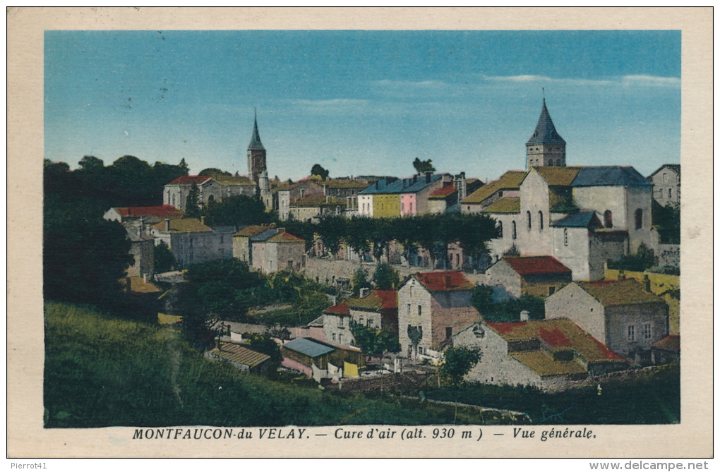 MONTFAUCON DU VELAY - Vue Générale - Montfaucon En Velay