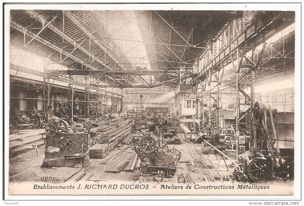 30 - ALES - Etablissement J. RICHARD DUCROS - Atelier De Constructions Mécaniques - Alès
