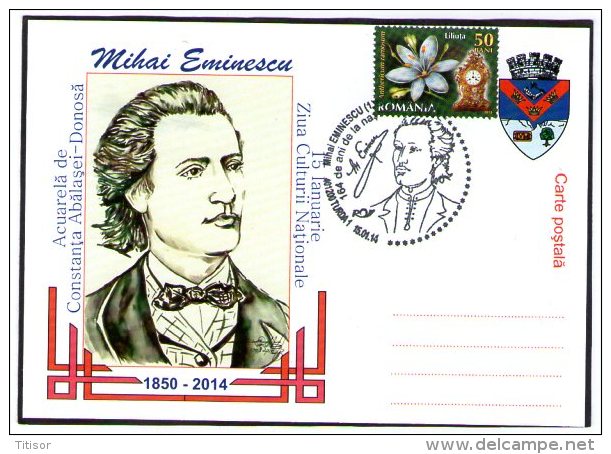 Romania Mihai Eminescu 164th Birthday. Turda 15 Ianuarie 2014. - Ecrivains