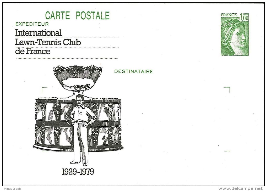 International Lawn Tennis Club De France - Paris - 1979 - Postales  Transplantadas (antes 1995)