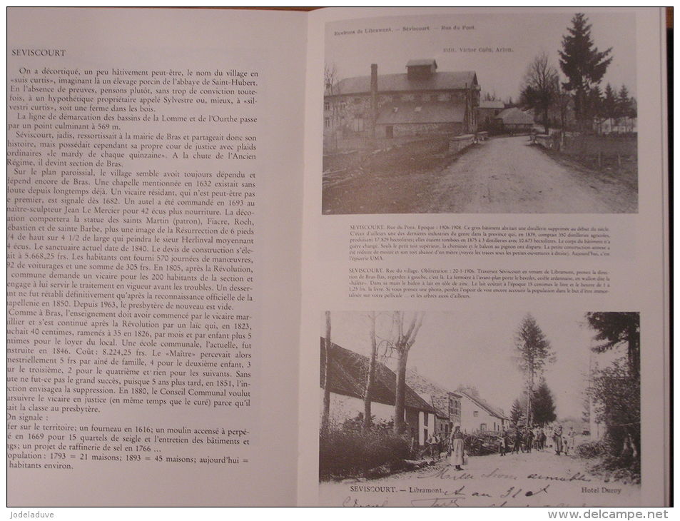 SAINT HUBERT D´ ARDENNE Cahier D´ Histoire Tome 4 Regionalisme Ardenne Villance Nassogne Bras Séviscourt Lomprez Mirwart - Belgique