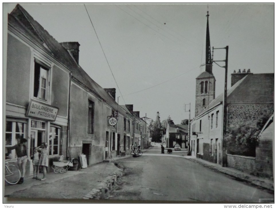 53 LARCHAMP RUE PRINCIPALE BOULANGERIE  VENDUE AVEC LE NEGATIF D´ORIGINE POUR LA CREATION DE LA CARTE POSTALE - Larchamp