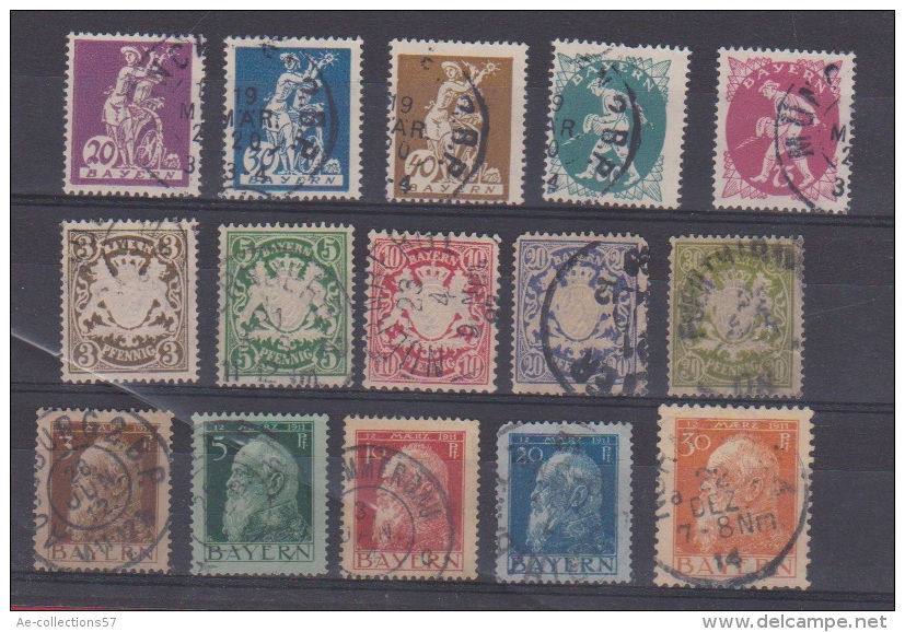 Allemagne : BAYERN  : Lot De Timbres            A VOIR !! - Other & Unclassified