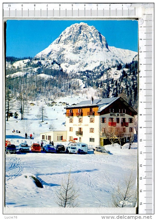 VALLORCINE - Alt  1250 M.  -  Hôtel Du BUET, Châlets De La POYA, Le MONT OREB Et Le BUET - Véhicules Anciens - Autres & Non Classés