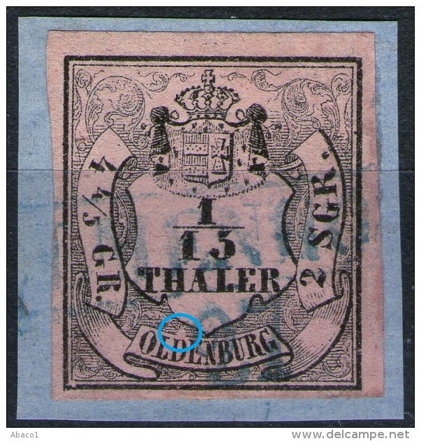 Delmenhorst Auf 1/15 Thaler Mattrosa - Oldenburg Nr. 3 I Mit PF - Pracht - Oldenburg