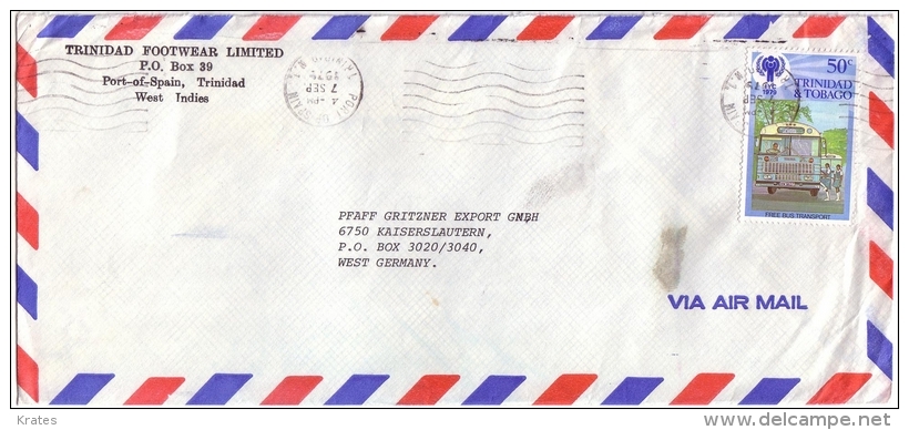 Old Letter - Trinidad & Tobago - Trindad & Tobago (1962-...)