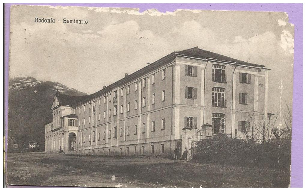 ITALIE - BEDONIA - Seminario - Oblitérée En 1914 - 2 Scans - Altri & Non Classificati