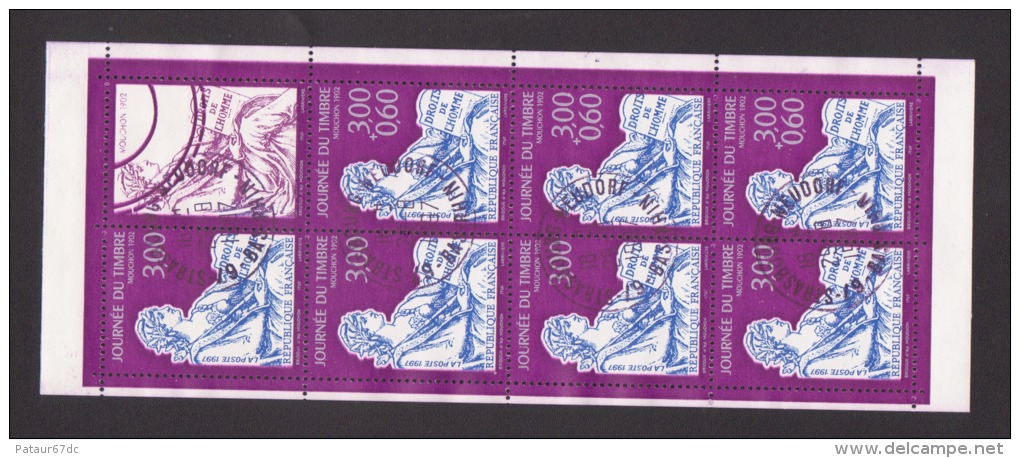 FRANCE / 1997 / Y&T N° 3053 En Bande Ou BC3053 (J. Du Timbre 1997 : Mouchon) - Oblitérations Du 29/08/1997. SUPERBE ! - Stamp Day