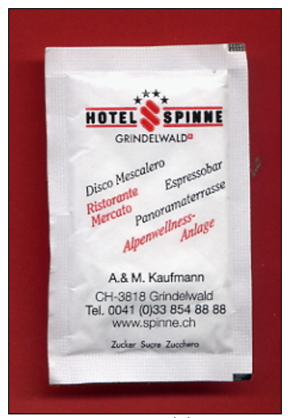 800S - Sachet Sucre " Hôtel SPINNE " (Suisse) Pour Collection - Zucker