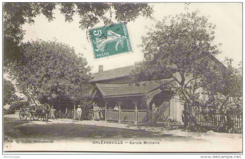 Algérie - ORLÉANSVILLE - Cercle Militaire - Chlef (Orléansville)