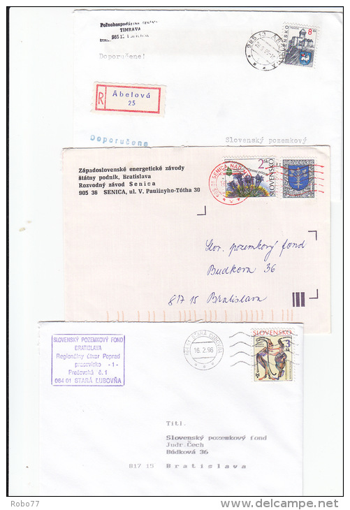 Slovakia. Collection of 55 covers and postcards. Stamps with scouting, celebrity, castle, art, sport, nature.. (E03092)