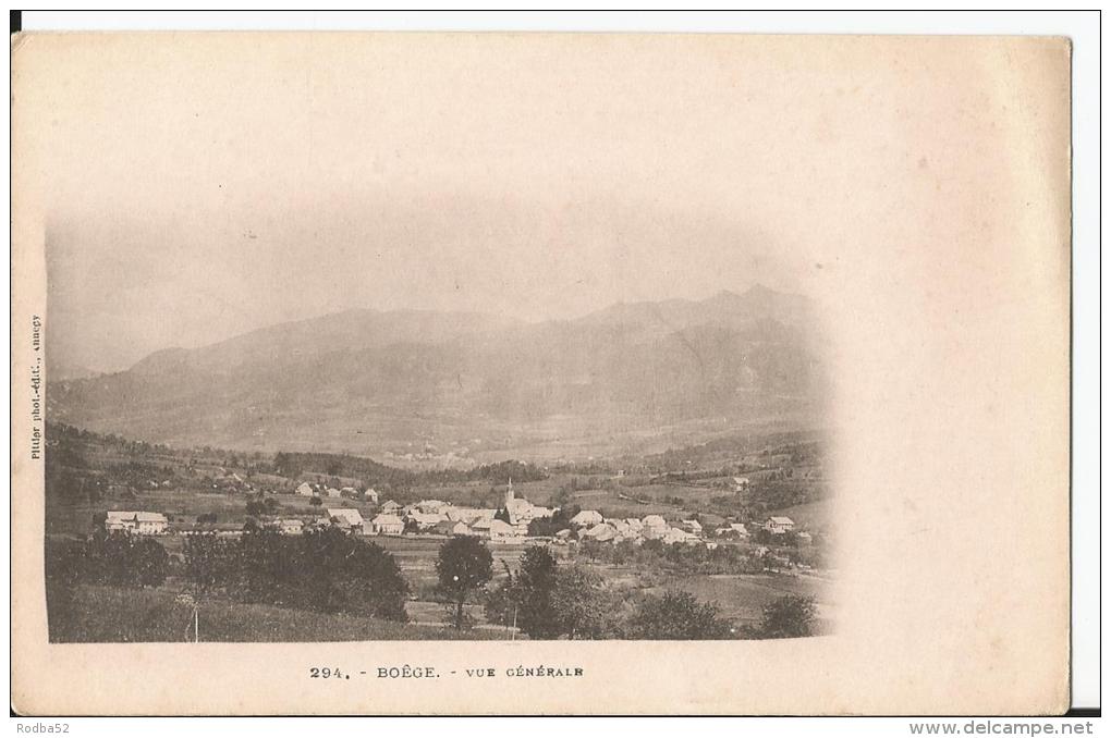 CPA - Boege - Vue Générale - Boëge