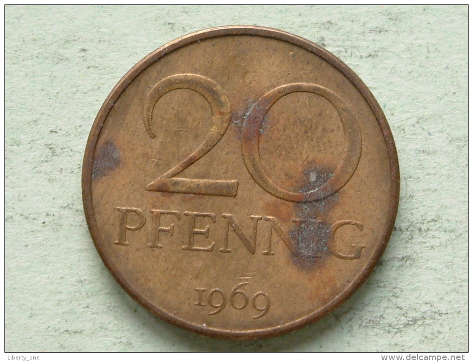 1969 - 20 Pfennig / KM 11 ( For Grade, Please See Photo ) ! - 20 Pfennig