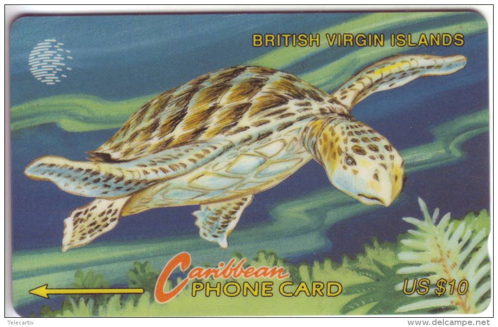 *** Télécarte Holographique Des îles Vierges Britanniques"Wild Life"  $10  Vide **TTB N° Lot:19CBVC013449  A Saisir *** - Vierges (îles)