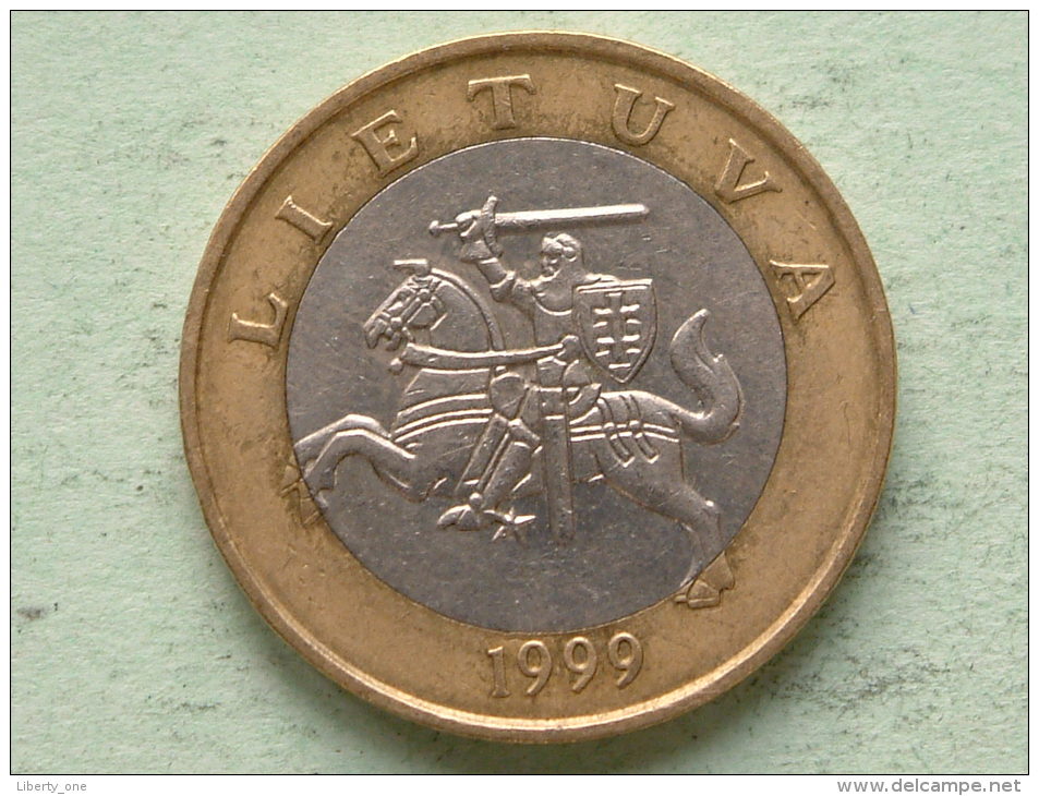 2 LITAI - 1999 / KM 112 ( For Grade, Please See Photo ) ! - Lituanie