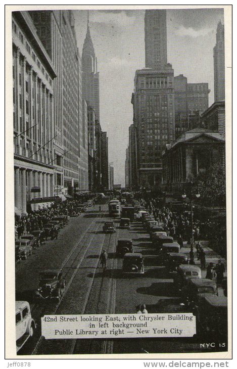 NEW YORK - NEW YORK CITY - 42nd - Chrysler Building - Très Bon état - 2 Scans - Chrysler Building