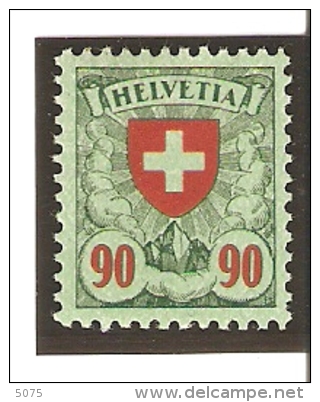 1924 Ecusson 90cs * Vert - Ungebraucht