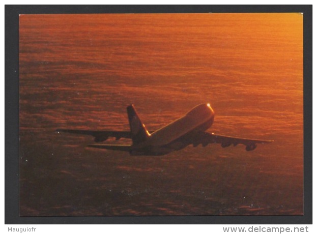 DF / TRANSPORTS / AVIONS / UN BOEING B 747  DE LA COMPAGNIE LUFTHANSA - 1946-....: Ere Moderne