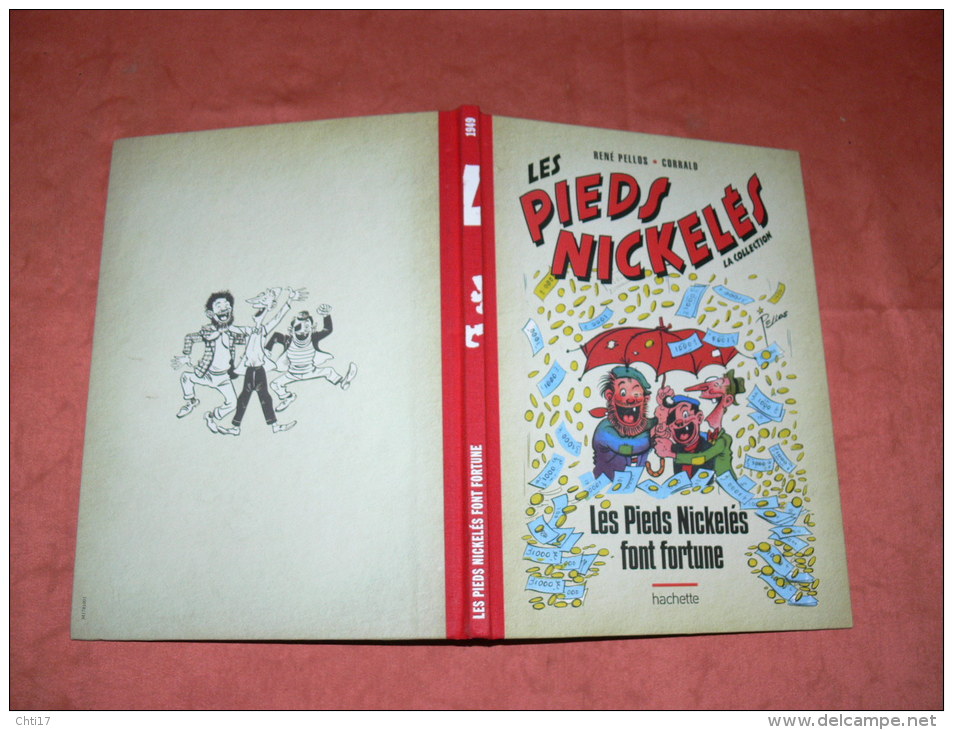 LES PIEDS NICKELES FONT FORTUNE( AU MARCHE NOIR)  FAC SIMILE  DE L ALBUM 1949  EDITIONS HACHETTE - Pieds Nickelés, Les