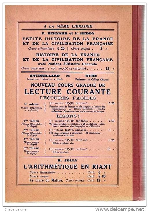 LIVRE SCOLAIRE : MARTIN PIERRE : GEORGES ET SES PETITS AMIS - LIVRE DE LECTURE - ILLUSTRATIONS DE G.LAUVE -1936 - 6-12 Anni