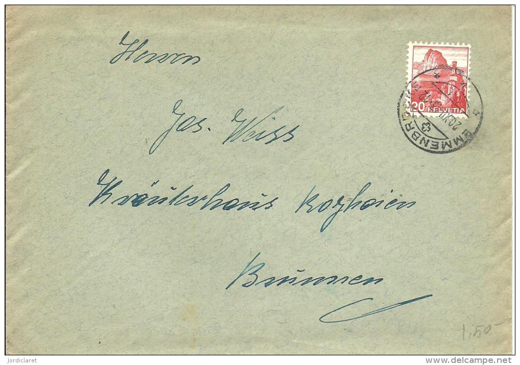 CARTA EMEMBROCKE 1943 - Storia Postale