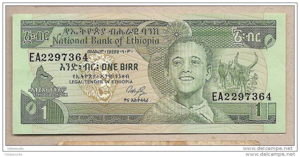 Etiopia - Banconota Non Circolata A 1 Birr - Ethiopie