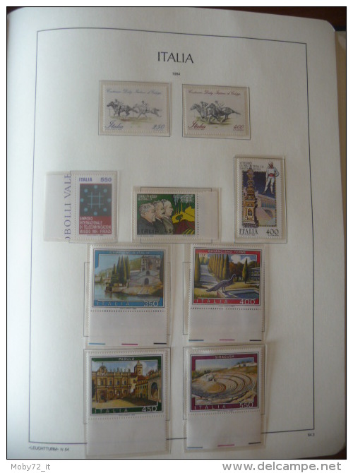 Collezione Italia 1981/97 su fogli Leuchtturm (m1)