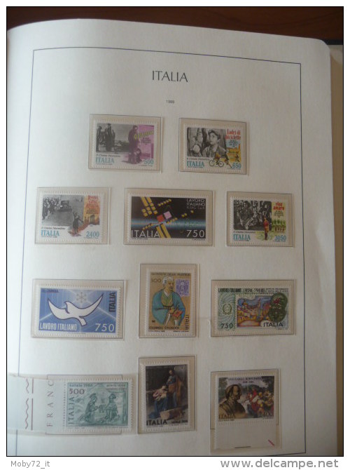 Collezione Italia 1981/97 su fogli Leuchtturm (m1)