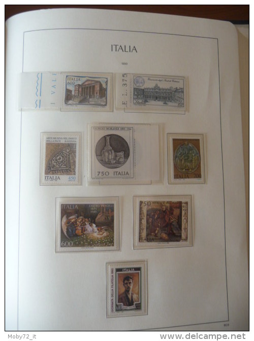 Collezione Italia 1981/97 su fogli Leuchtturm (m1)