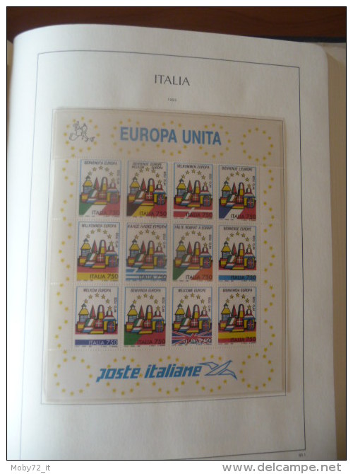 Collezione Italia 1981/97 su fogli Leuchtturm (m1)