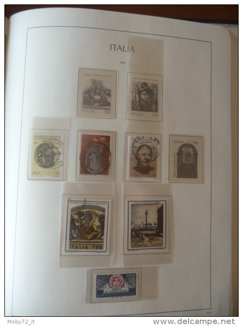 Collezione Italia 1981/97 su fogli Leuchtturm (m1)