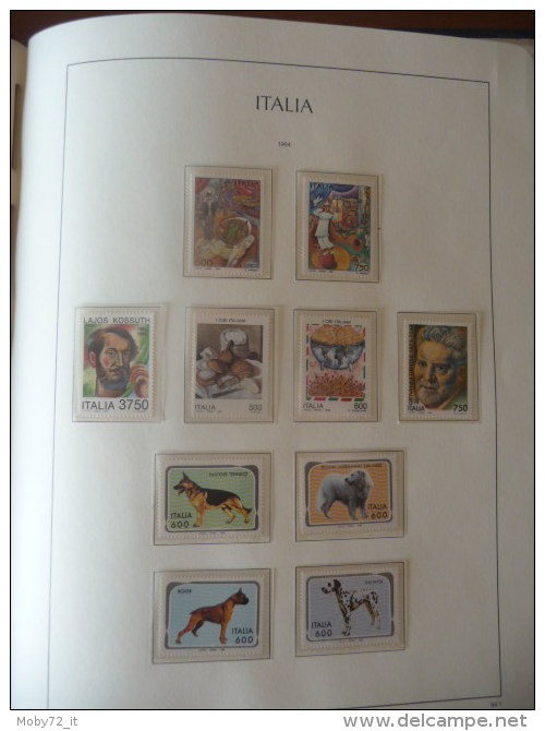 Collezione Italia 1981/97 su fogli Leuchtturm (m1)