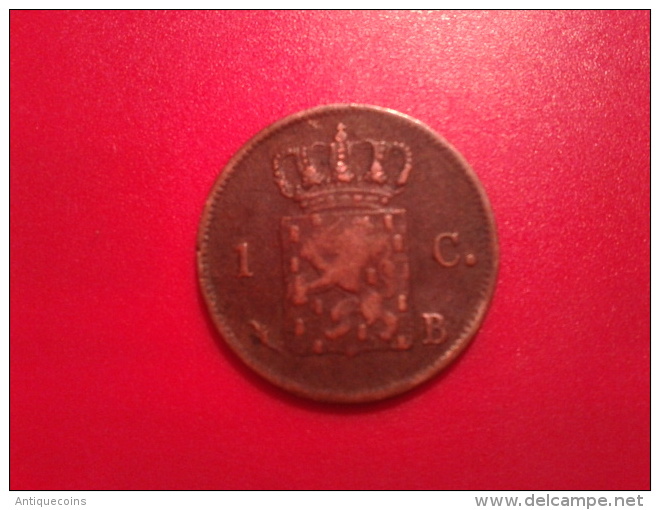 NETHERLAND-COINS   "1 CENT 1822 B" - 1 Centavos