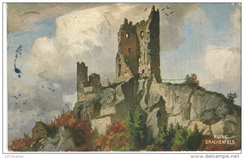 CP Ruine Drachenfels  1908 - Drachenfels