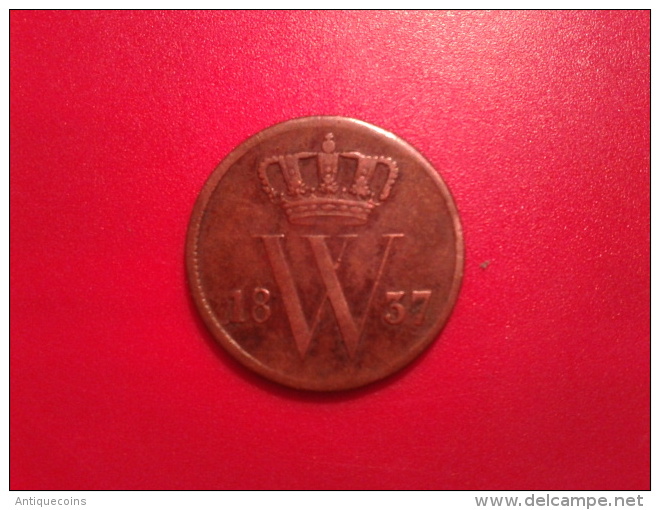 NETHERLAND-COINS "1 CENT 1837" - 1 Centavos