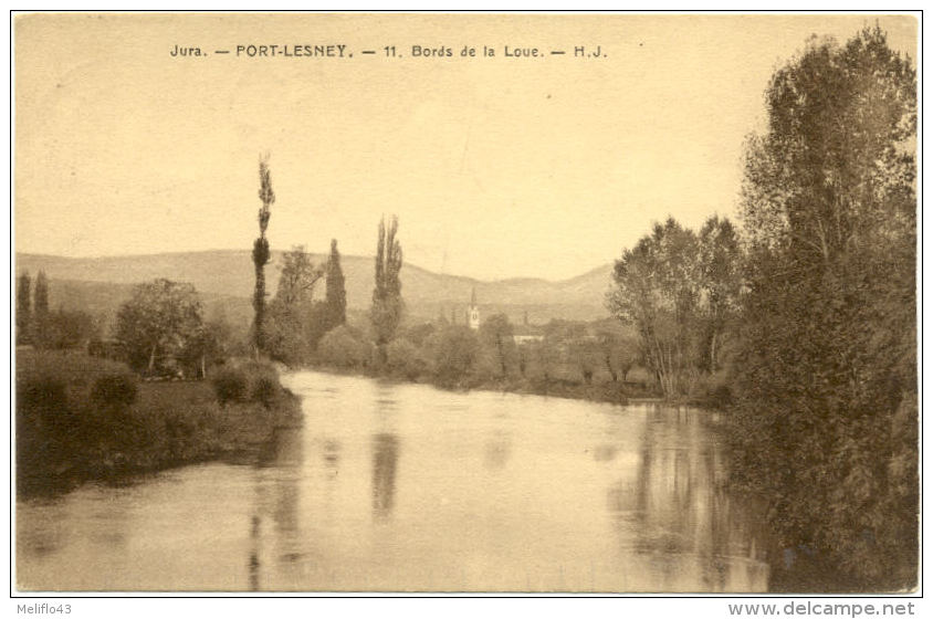 39/CPA - Port Lesney - Bords De La Loue - Autres & Non Classés