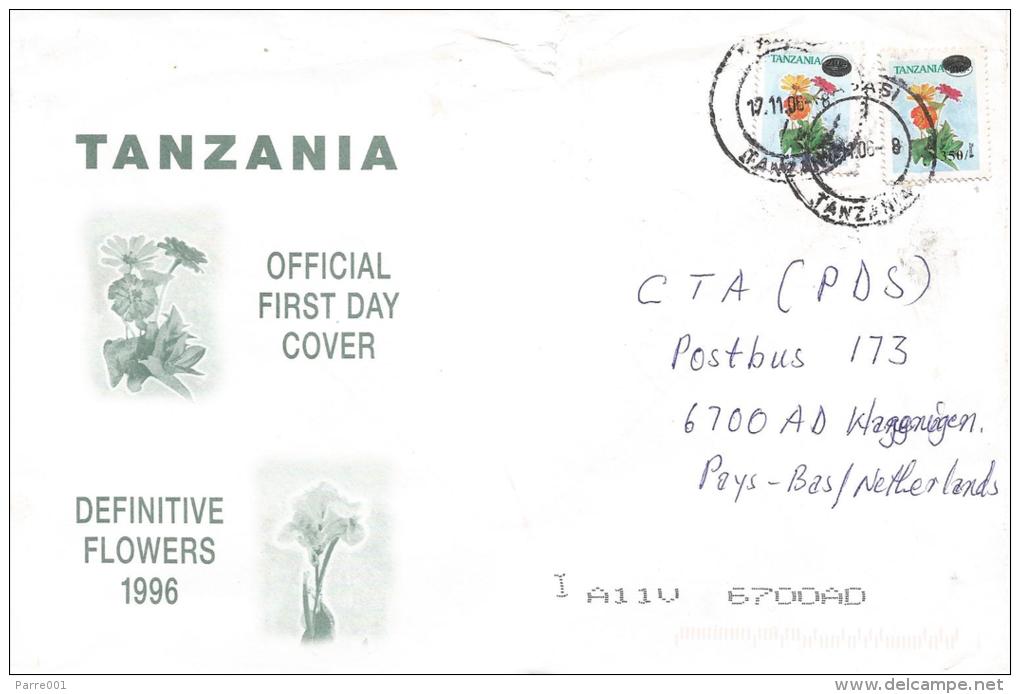 Tanzania 2006 Kasasi Flower 350 Sh On 200 Sh Overprint Cover. Rare! - Tanzania (1964-...)