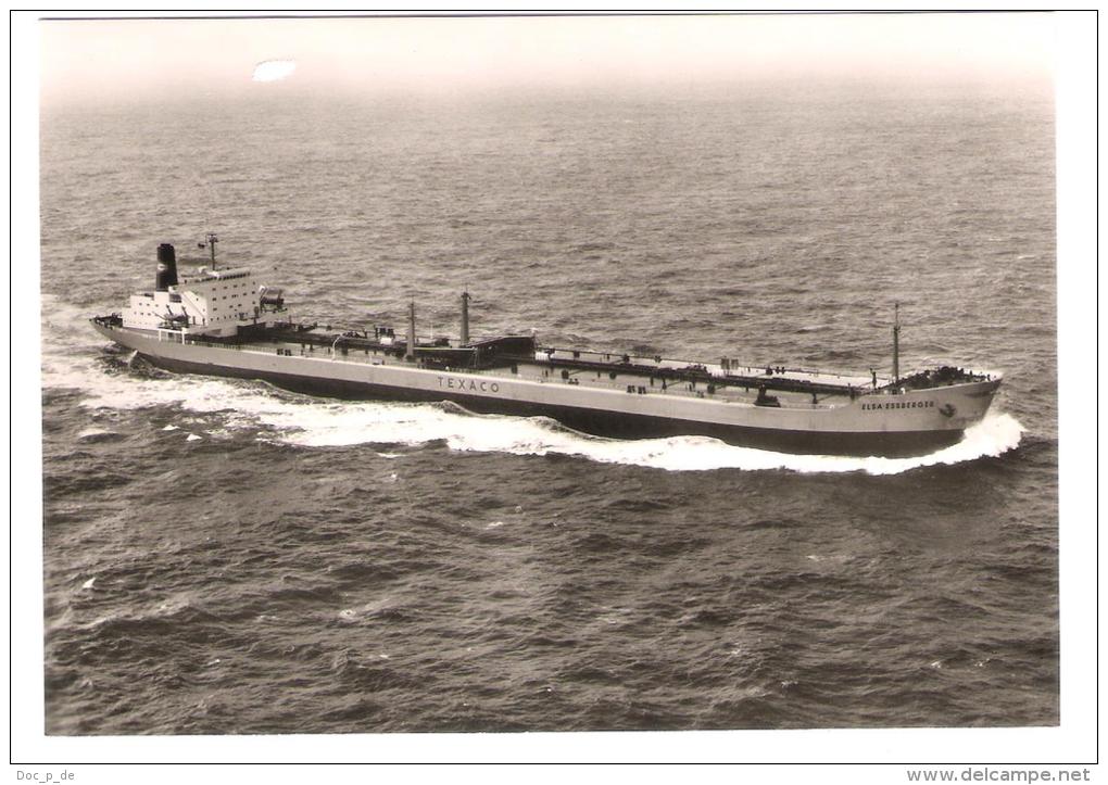 Reederei John T. Essberger - TMS Elsa Essberger - Texaco - Tanker - Schiff - Ship - Pétroliers