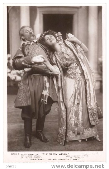 Elizabeth Firth & George Graves In "The Merry Widow"   -   3296 C - Theater