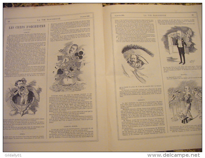 LA VIE PARISIENNE.   Moeurs - Elegantes - Fantaisie - Modes - Chose Du Jour.     23 Janvier 1892.  N°4. - Riviste - Ante 1900