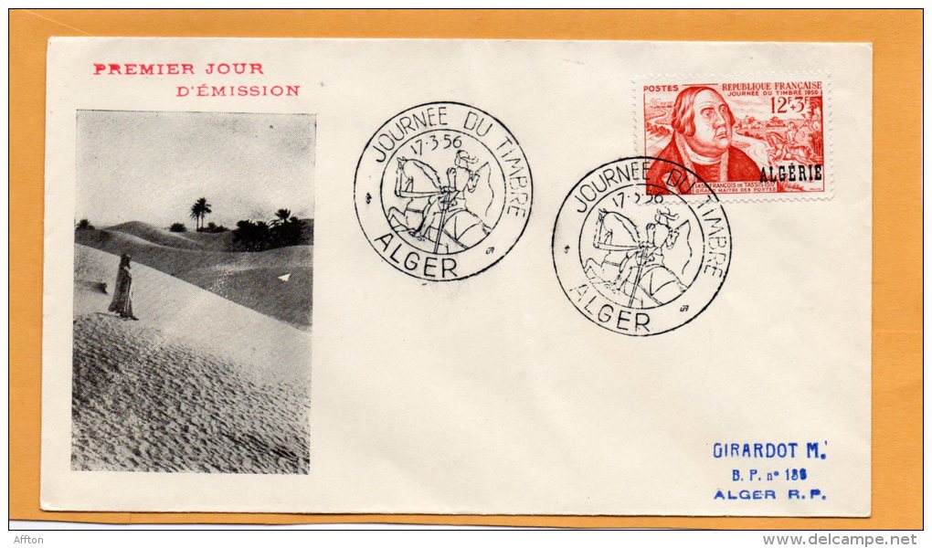 Algeria 1956 FDC - FDC