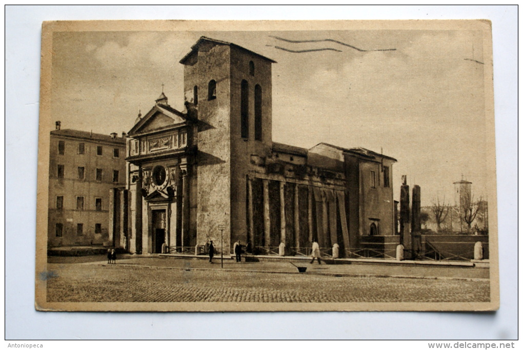 ITALIA 1933 - CARTOLINA VIAGGIATA ROMA CHIESA SAN NICOLA IN CARCERE - Chiese