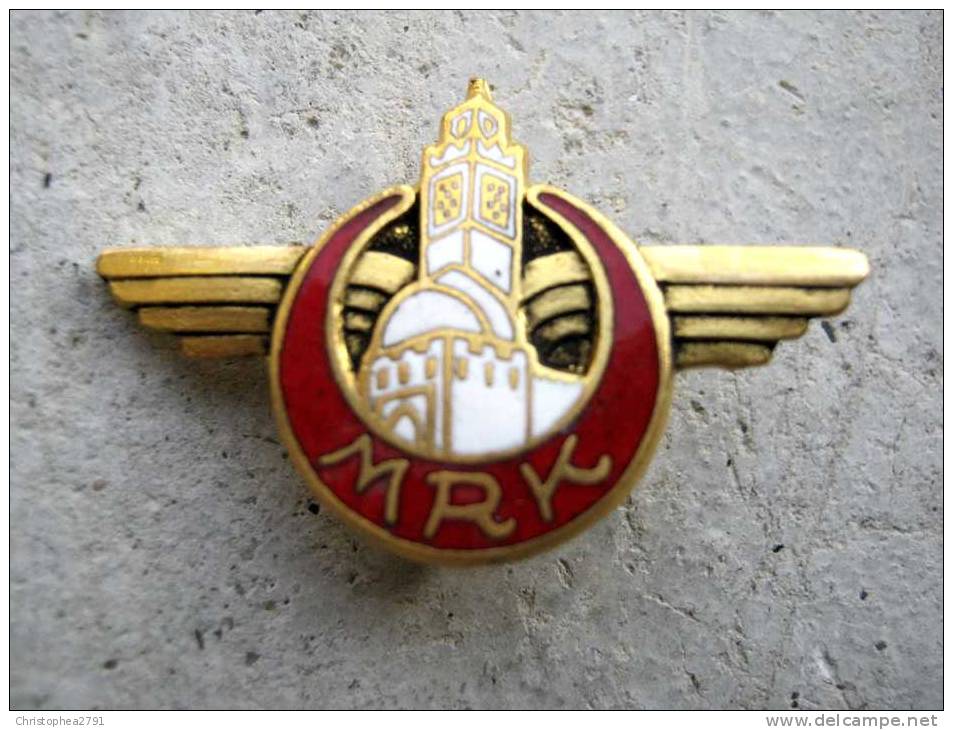 ANCIEN INSIGNE ARMEE DE L´AIR CTB 707 CENTRE TIR BOMBARDEMENT 707 MARRAKECH 14/02/1948 DRAGO PARIS ETAT EXCELLENT - Airforce