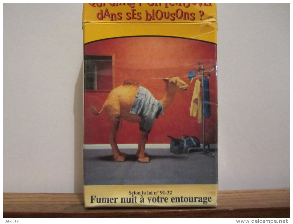 PAQUET VIDE SERIE LIMITEE QUI AIME SE RETROUVER DANS SES BLOUSONS ?  CAMEL - Sigarettenkokers (leeg)