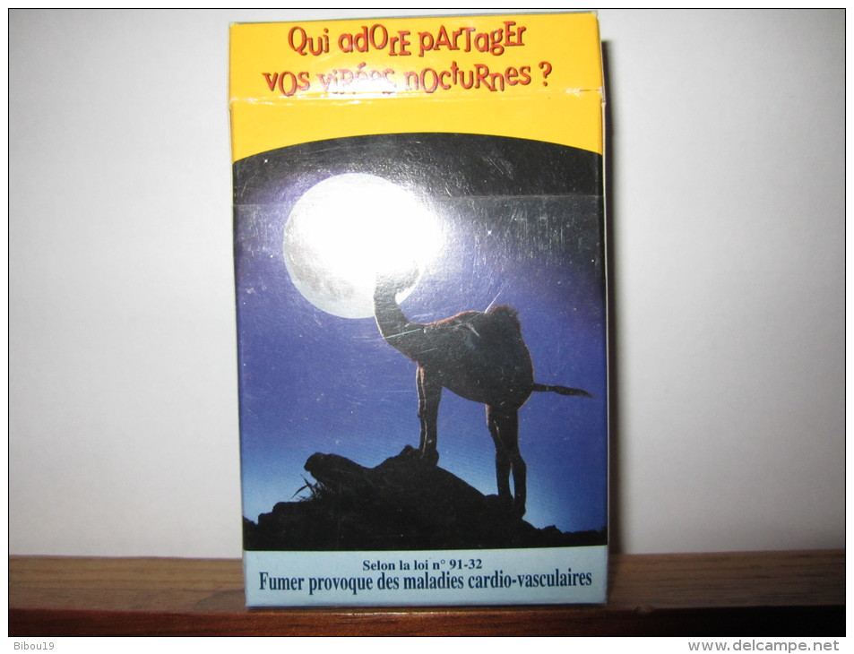 PAQUET VIDE SERIE LIMITEE QUI ADORE PARTAGER VOS VIREES NOCTURNES ?  CAMEL LIGHTS - Estuches Para Cigarrillos (vacios)